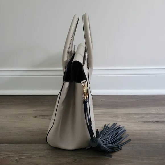 Alberta di Canio Leather Bag , Large ,Gray - www.disolcolor.com Alberta di Canio Leather Bag , Large ,Gray - www.disolcolor.com